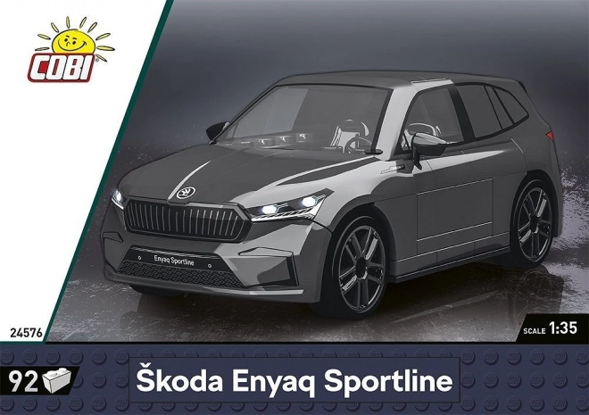 Kobi Skoda Enyaq Sportline építőjáték készlet