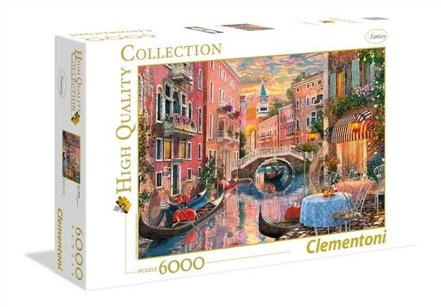 Naplemente Velencében - 6000 darabos CLEMENTONI puzzle