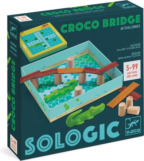 Djeco Sologic Krokodil Híd