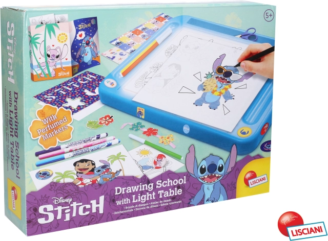 DISNEY LILO & STITCH világítós rajzkészlet gyerekeknek