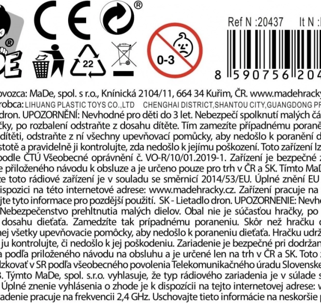 Rádióirányítású Vadászrepülőgép 2,4 GHz