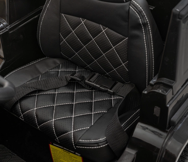 Mercedes AMG G63 gyerekeknek fekete + távirányító + MP3 LED + lassú indítás + EVA + övek