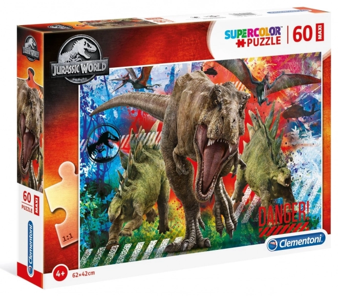 Jurassic World Clementoni maxi puzzle - 60 darab