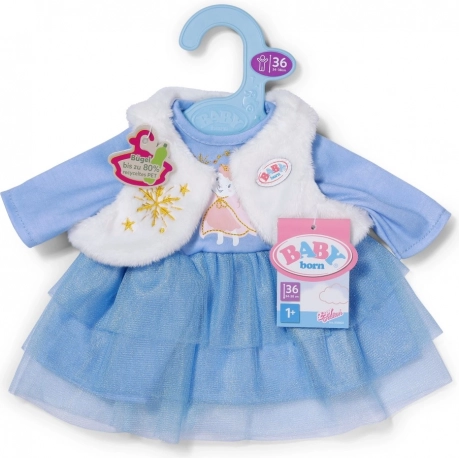 baby born téli ruhácska babáknak 36 cm mellénnyel