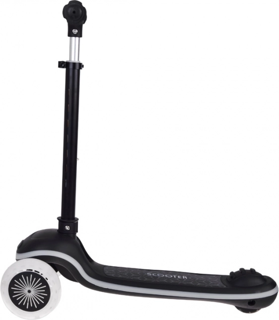 Gyermek egyensúlyozó roller fénnyel és zenével – fekete