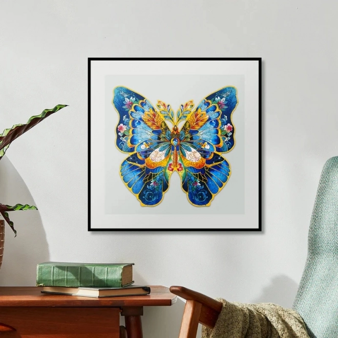 Fa puzzle Morpho Helena pillangó