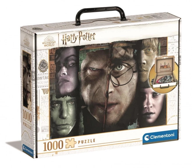 Varázslatos puzzle 1000 darabbal – HARRY POTTER táska formában