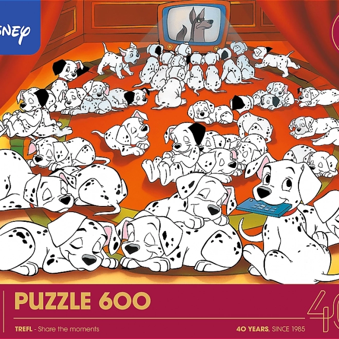 Trefl Puzzle Disney: 101 kiskutya 600 darab