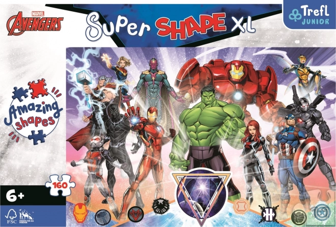 Trefl szuper alakú XL Avengers puzzle 160 darab