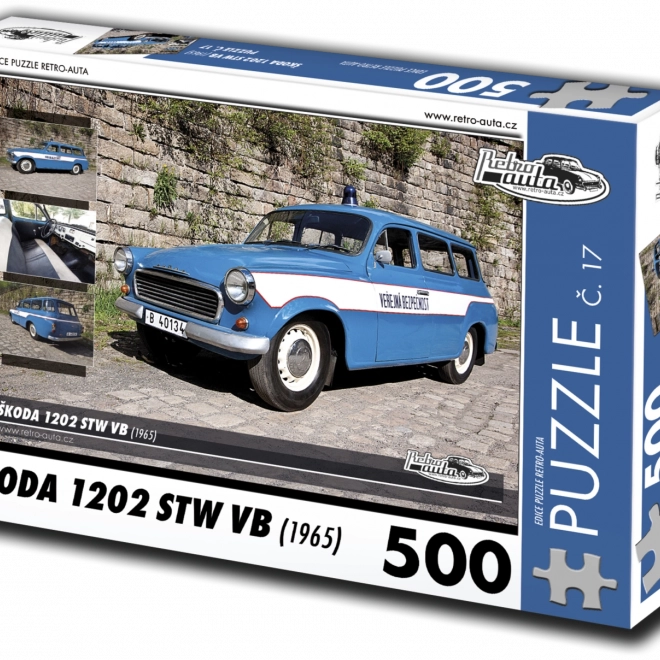 RETRO-AUTA kirakó sz. 17 Škoda 1202 STW VB (1965) 500 darab