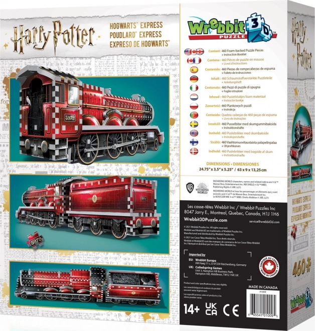 Wrebbit 3D kirakós: Harry Potter Roxforti expressz