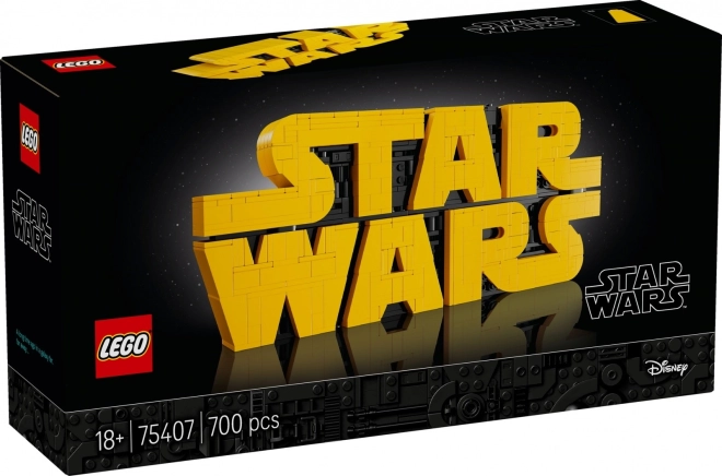 STAR WARS logó LEGO kockákból felnőtteknek