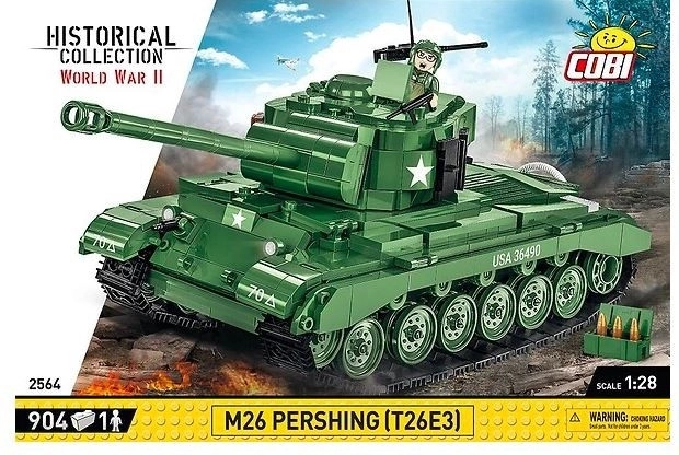 cobi második világháborús M26 Pershing tank készlet