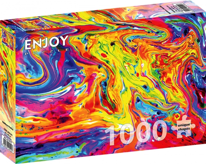 Enjoy szivárványos márvány puzzle 1000 darabos