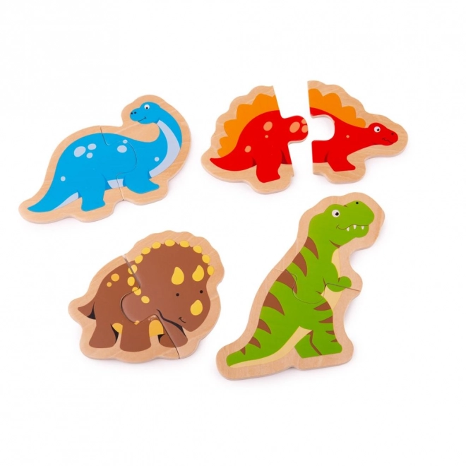 Bigjigs fa dinoszauruszos puzzle