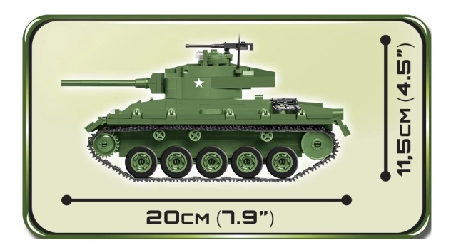 Cobi M24 Chaffee harckocsi építő készlet