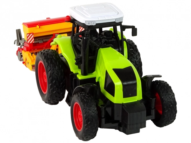 Traktor R/C zöld, prasa