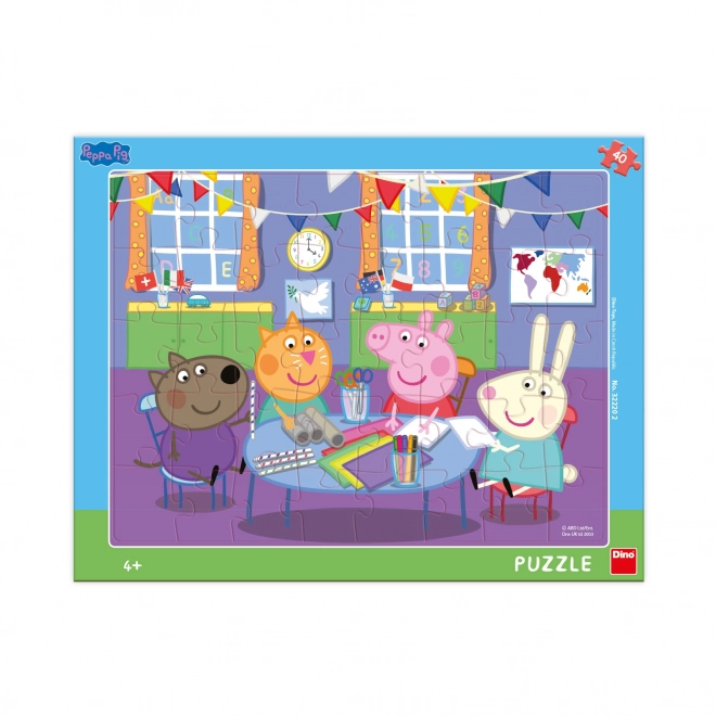 Dino Peppa malac puzzle 40 darabos