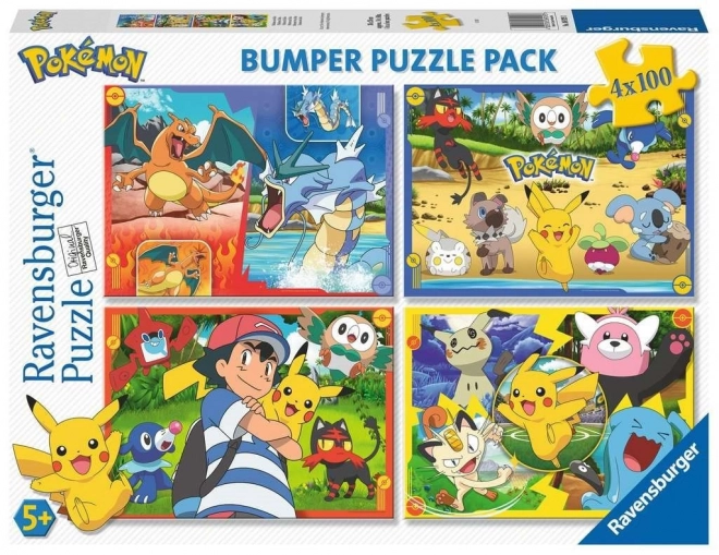 Ravensburger Pokémon Alola 4x100 darabos puzzle