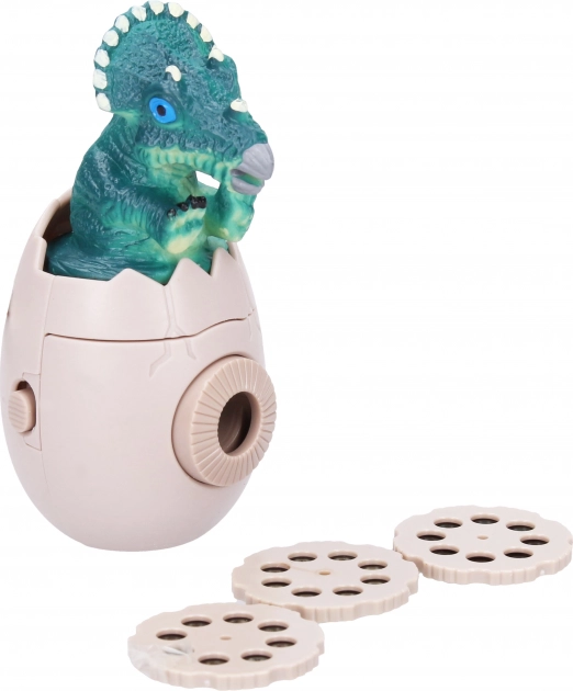 Projektor zöld dinoszaurusszal