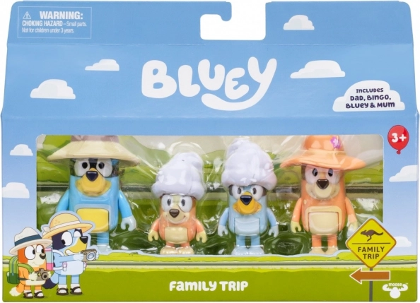 Figurák Bluey Családi Kirándulás