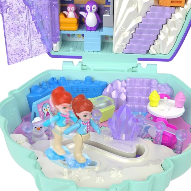Polly Pocket Kompakt Jégkunyhó Pingvinekkel