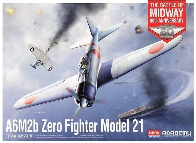 Modellező Repülőgép A6M2B Zero Fighter 21 1/48 méretarányban