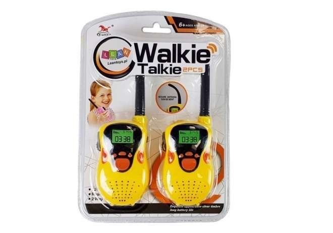 Sárga gyerek Walkie Talkie