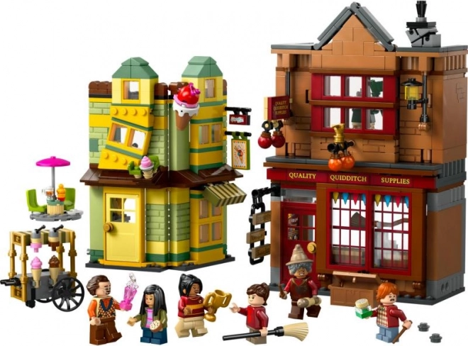 Első osztályú kviddicsfelszerelés és fagylaltozó LEGO Harry Potter