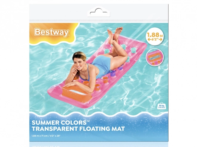 Színes Bestway strandmatrac ablakkal