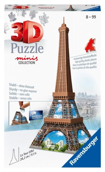 3D Mini Eiffel-torony Puzzle 54 darabos