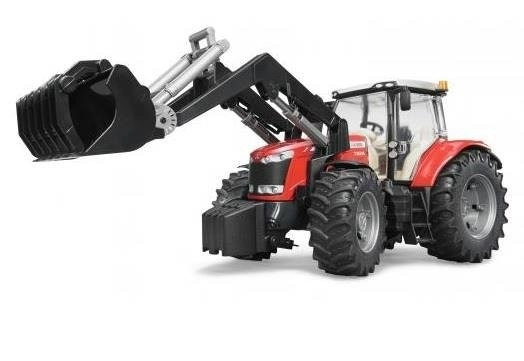 Bruder traktor Massey Ferguson 7624 elülső rakodóval