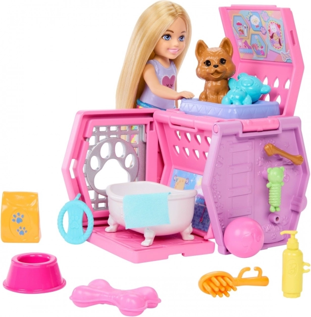 Barbie Chelsea Kutya Szállító
