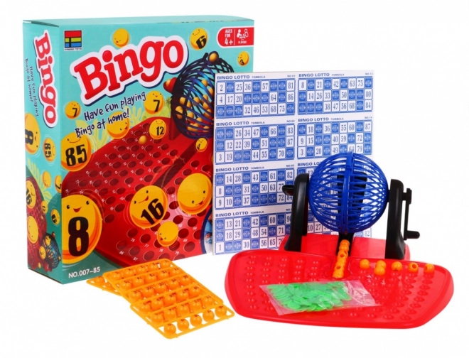 Bingo játék gyerekeknek 4+ kołowrotkes sorsológéppel