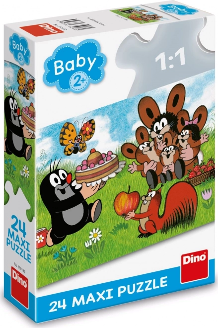 Krtek és barátai születésnapi maxi puzzle 24 db