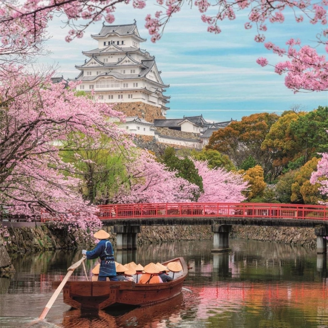Clementoni Puzzle Himeji Vár tavasszal 1000 darab