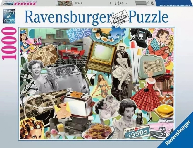 Ravensburger 1000 darabos puzzle - 50-es évek