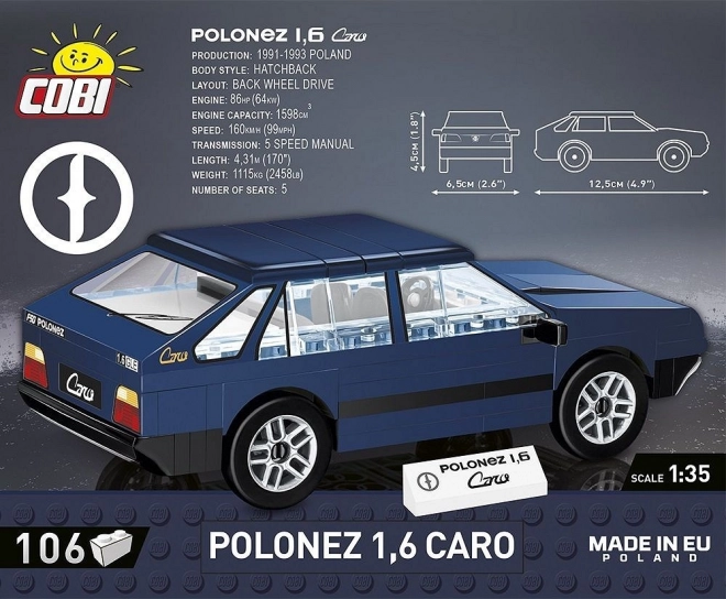 Polonez 1.6 Caro kockamodell COBI