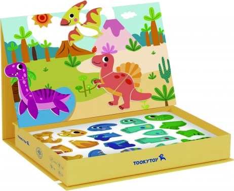 Mágneses dinoszaurusz kirakó a Tooky Toy-tól
