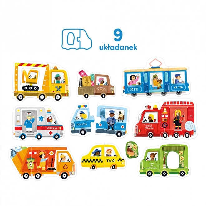 Első puzzle - Járművek