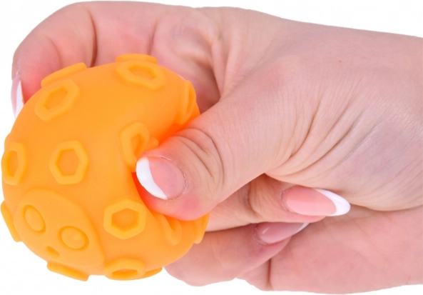 Színes szenzoros labdák gyerekeknek, 6 db