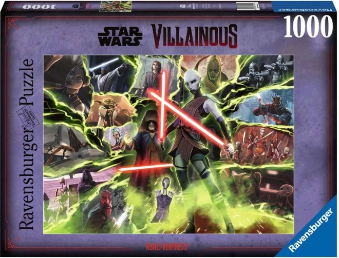 Ravensburger Star Wars Záporok: Asajj Ventress 1000 darabos puzzle