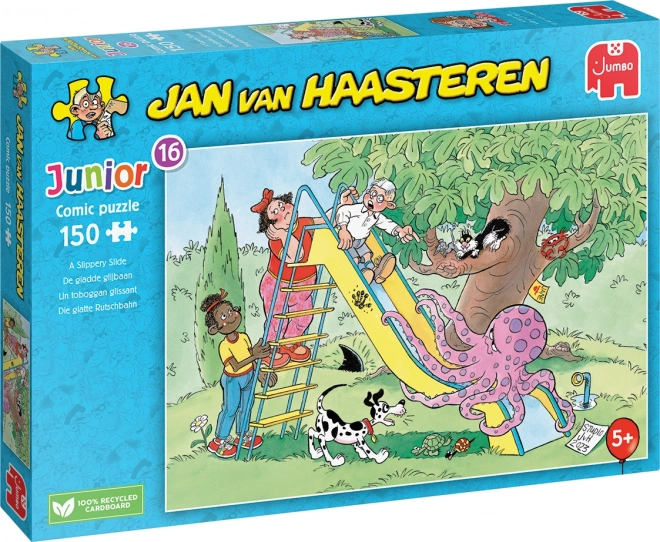 Jumbo puzzle Jan Van Haasteren Junior - Csúszós csúszda (150 darabos)