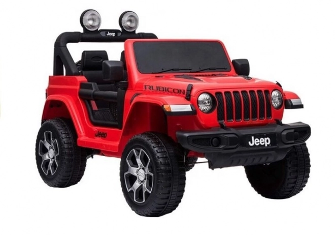 Elektromos Jeep Rubicon 4x4 gyermekautó piros színben
