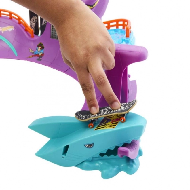 Hot Wheels Skate Octopark ujjdeszkával és cipőkkel