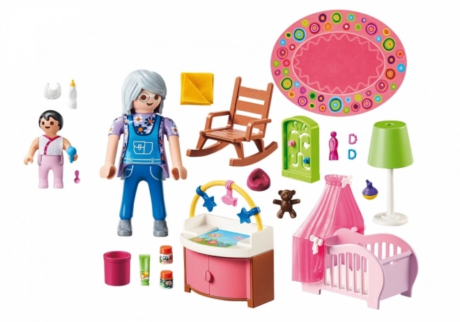 Gyerekszoba játékkészlet Playmobil figurákkal