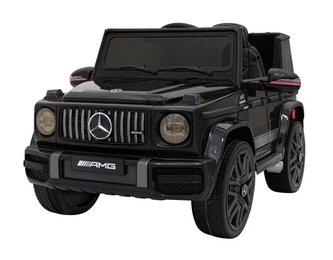 Mercedes AMG G63 gyerekeknek fekete + távirányító + MP3 LED + lassú indítás + EVA + övek