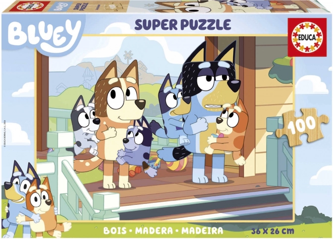 Educa fa puzzle Bluey 100 darab
