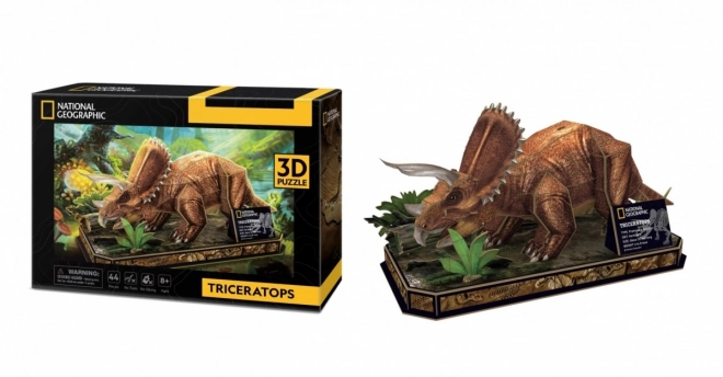 3D Puzzle National Geographic - Triceratops