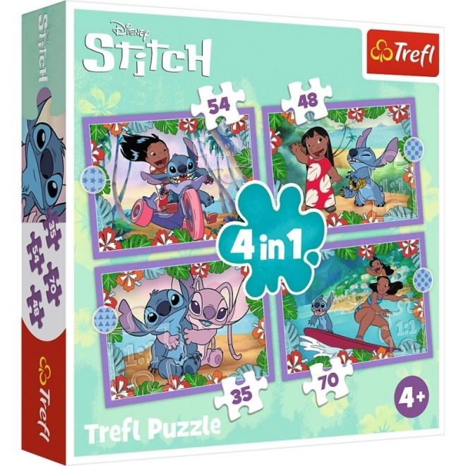 Puzzles - Szörnyen izgalmas nap Lilo és Stitch